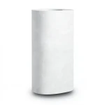 Modern Wall Covering Length 15.6m Width 100cm Light White Gray