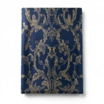 Italian Wallpaper, Size 10m x 0.73m, Navy Blue, Model 24031