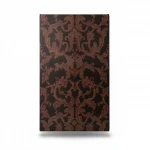Italian Wallpaper, Dark Brown Color, Length 10 m, Width 0.73 m, Model 24032