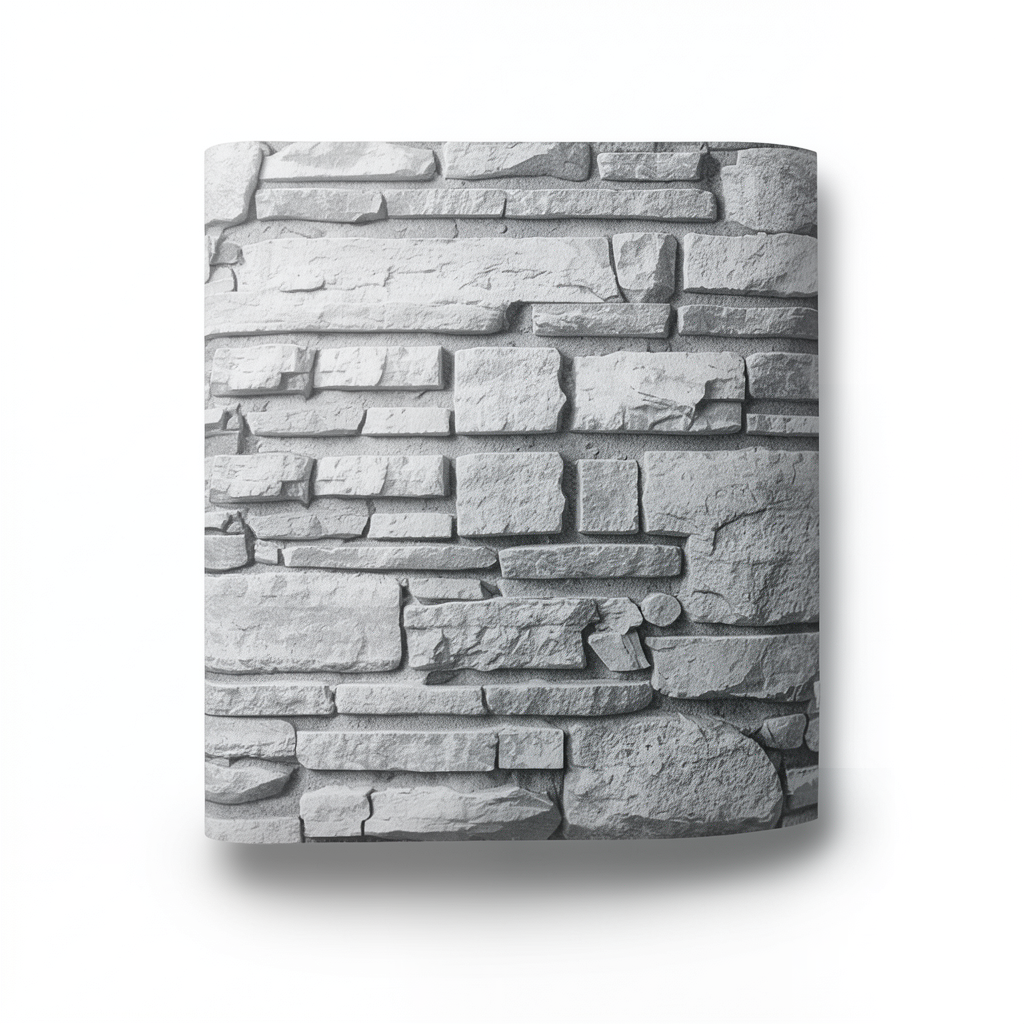 Modern Wallpaper 15.6m×100cm Gray Color