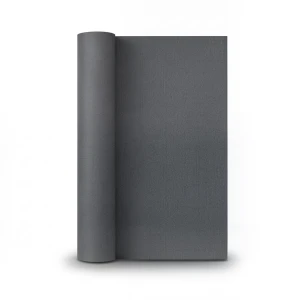 Plain Vinyl Wallpaper 15.6m×106cm, Dark Gray Color