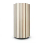 Wallpaper Striped Design 15.6m×100cm Beige with Brown Stripes