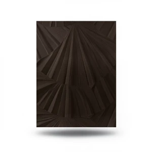 3D Design Wallpaper Size 15.6m×106cm Dark Brown