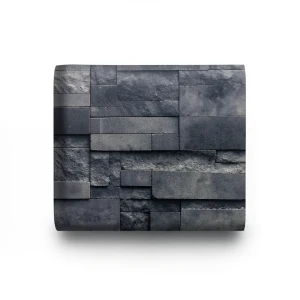 Modern Wallpaper 10m×53cm Black with Gray