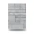 Modern Wall Covering Length 10m Width 53cm Gray Color - Image 1