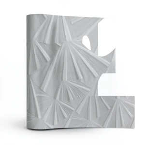 3D Wallpaper Size 15.6m×106cm Gray Color
