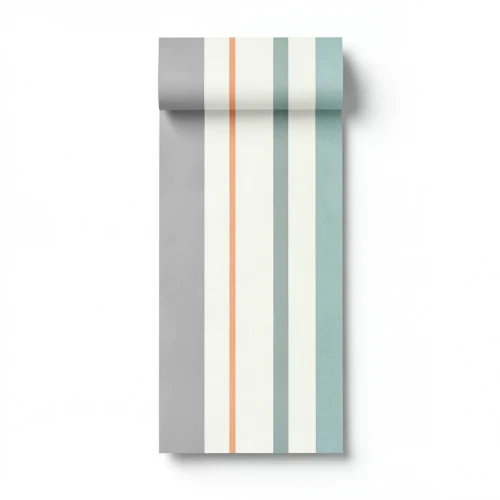 ورق جدران شبابي واطفال لون اوف وايت مع رمادي، طول 10 م، عرض 0.53 م، موديل GK8814 
