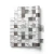 Modern Wall Covering 15.6m x 100cm White with Brown - Image 1