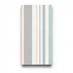 Youth and children wall decoration, off white with gray color, length 10 m, width 0.53 m, model GK8814 