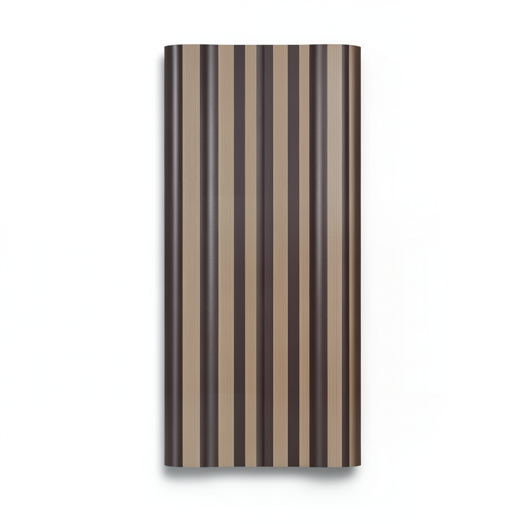 Striped Wallpaper Vinyl Sheath 15.6m x 106cm Brown