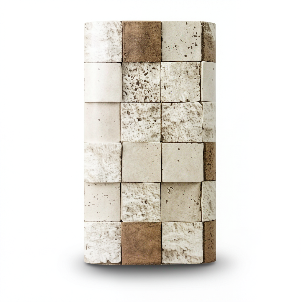 Modern Wallpaper 15.6m×100cm Beige with Brown