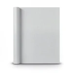 Plain Wallpaper Light Gray Color Size 15.6m × 106cm