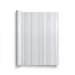 Wallpaper Striped Design Size 15.6m×106cm Light Gray