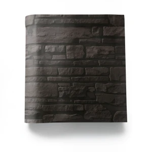 Modern Wallpaper 15.6m×100cm Dark Brown Color