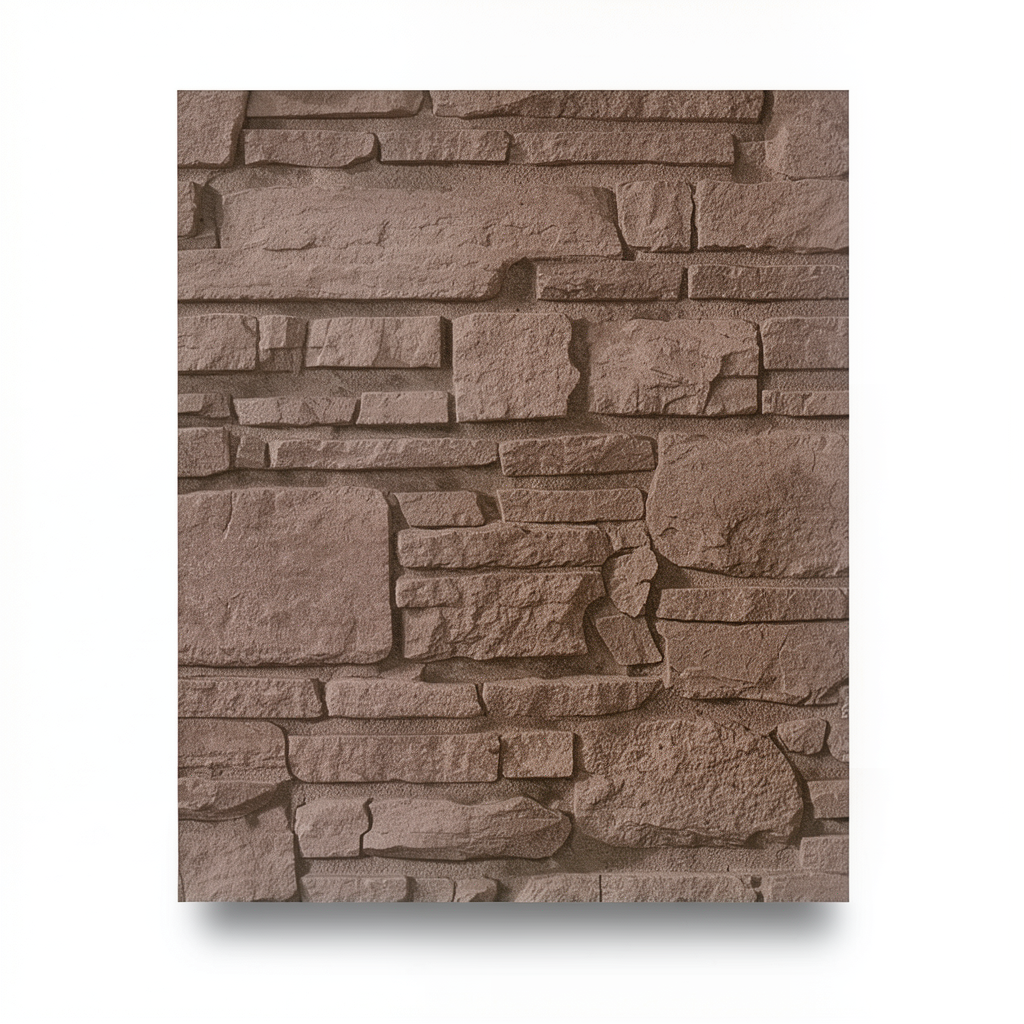 Modern Wall Covering 15.6m x 100cm Brown Color