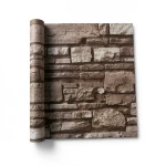 Modern Wall Covering 15.6m x 100cm Brown Color