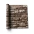 Modern Wall Covering 15.6m x 100cm Brown Color - Image 1