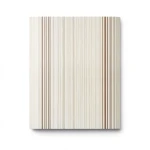 Wallpaper Striped Design Light Beige with Brown Stripes 15.6m×106cm