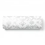 Youth and children wall decoration, white and gray color, length 10 m, width 0.53 m, model GK8821BD 