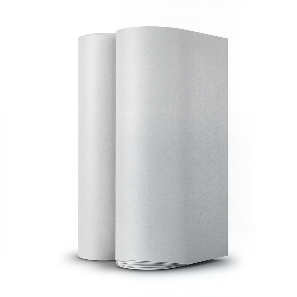 Plain Wallpaper Light Gray, Size 15.6m × 106cm