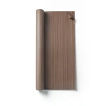 ورق حائط تصميم مقلم مقاس 15.6 م×106 سم لون بني