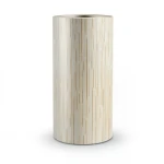 Striped Wallpaper Vinyl Sheath 15.6m x 106cm Beige Brown