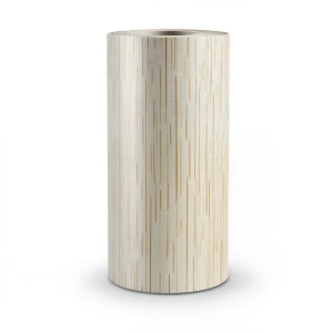 Striped Wallpaper Vinyl Sheath 15.6m x 106cm Beige Brown