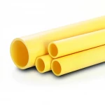 Al-Rajhi HDPE Pipe PE 80 Pressure 4.8 Bar Outside Diameter 225 mm Thickness 12.8 mm Yellow Color