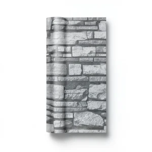 Modern Wallpaper 15.6m×100cm Gray Color