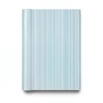Wallpaper Striped Design Size 15.6m×106cm Cyan with Gray