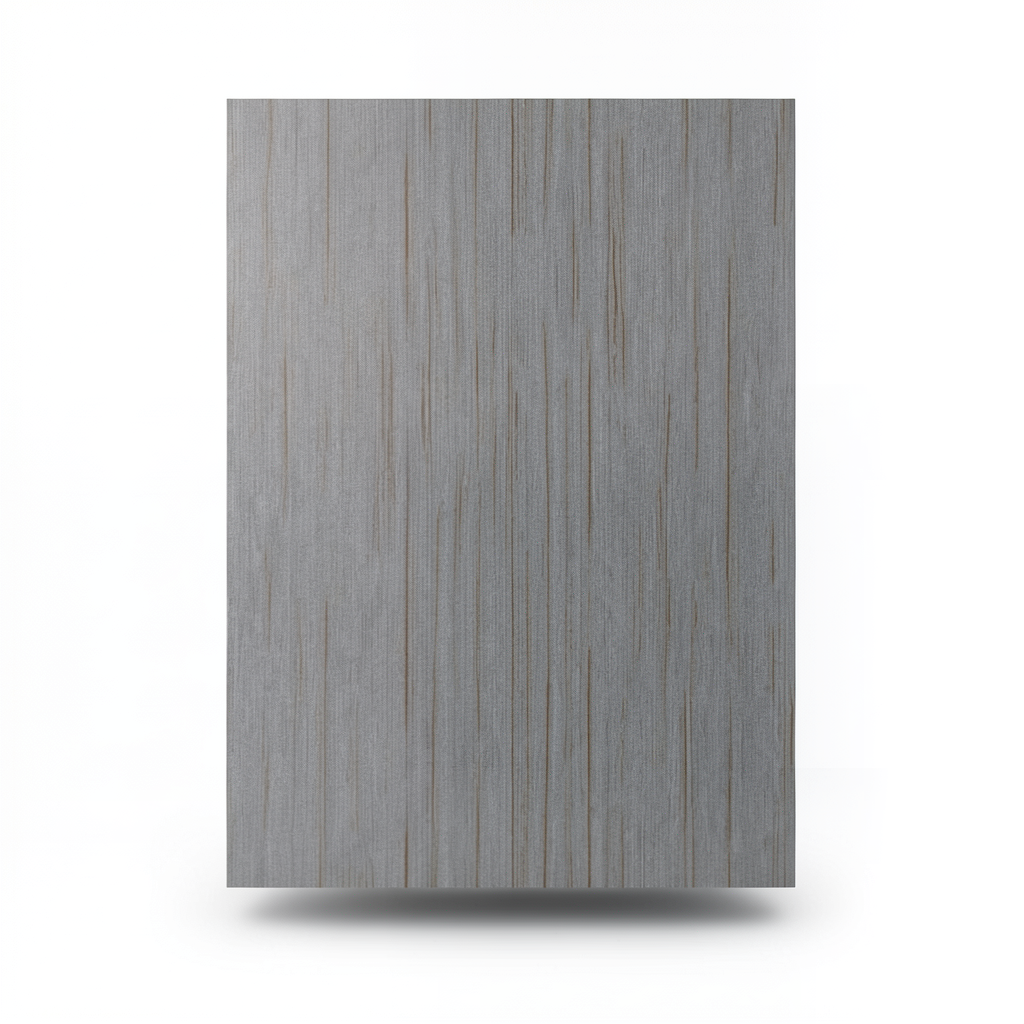 Plain Wallpaper 15.6m×106cm Gray with Brown Veins