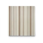 Wallpaper Striped Design 15.6m×100cm Beige with Brown Stripes