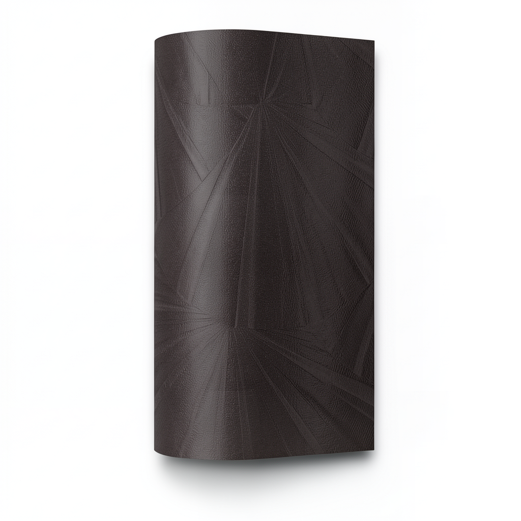 3D Design Wallpaper Size 15.6m×106cm Dark Brown