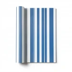 American wallpaper for youth and children, size 10 m x 0.53 m, white with blue color, model GK8834 