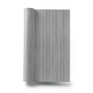 Plain Wallpaper 15.6m×106cm Gray with Brown Veins