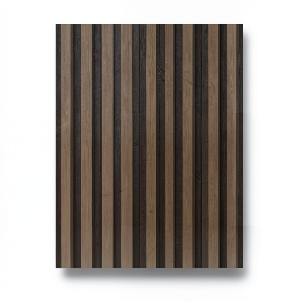 Wallpaper Striped Design Size 15.6m×106cm Dark Brown