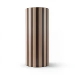 Striped Wallpaper Vinyl Sheath 15.6m x 106cm Brown