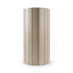 Wallpaper Striped Design Size 15.6m×106cm Light Brown