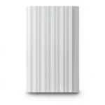 Wallpaper Striped Design Size 15.6m×106cm Light Gray