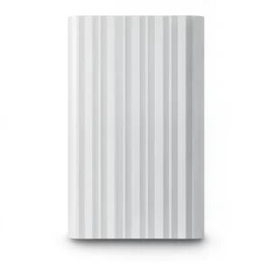 Wallpaper Striped Design Size 15.6m×106cm Light Gray