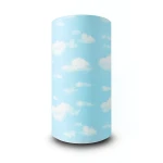 Wallpaper Classic Design 15.6m×106cm Cyan and White