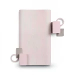 Classic Wallpaper Vinyl Sheath Length 15.6m Width 106cm Light Pink Gray Brown