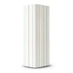 Striped Wallpaper Vinyl Sheath Length 15.6m Width 106cm Off White