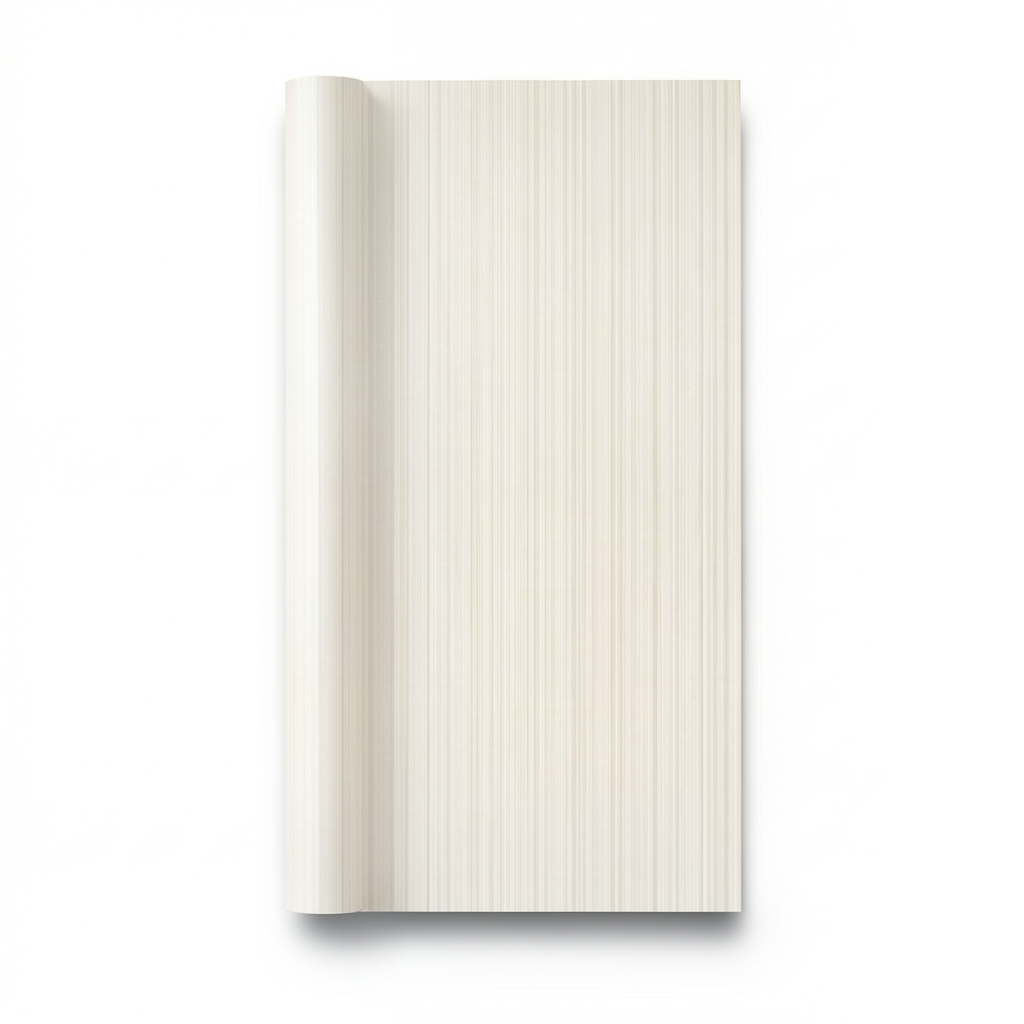 Striped Wall Decoration Vinyl Sheath 15.6m x 106cm Light Beige