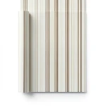 Wallpaper Striped Design Light Beige with Brown Stripes 15.6m×106cm
