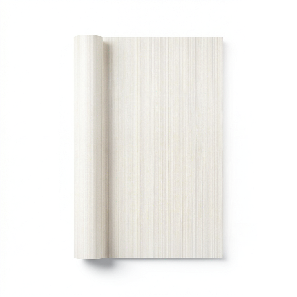 Striped Wall Decoration Vinyl Sheath 15.6m x 106cm Light Beige