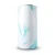 Classic Wallpaper Vinyl Sheath 15.6m x 106cm White with Cyan - Image 1
