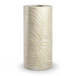 Classic Wallpaper Vinyl Sheath 15.6m x 106cm Beige with Gold