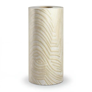 Classic Wallpaper Vinyl Sheath 15.6m x 106cm Beige with Gold