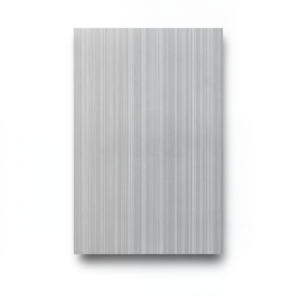 Striped Wall Covering Vinyl Sheath 15.6m x 100cm Gray